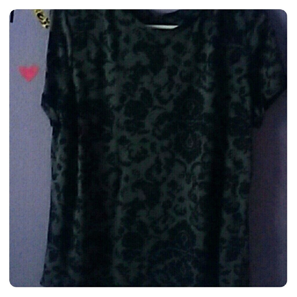 Flower top short tee shirt