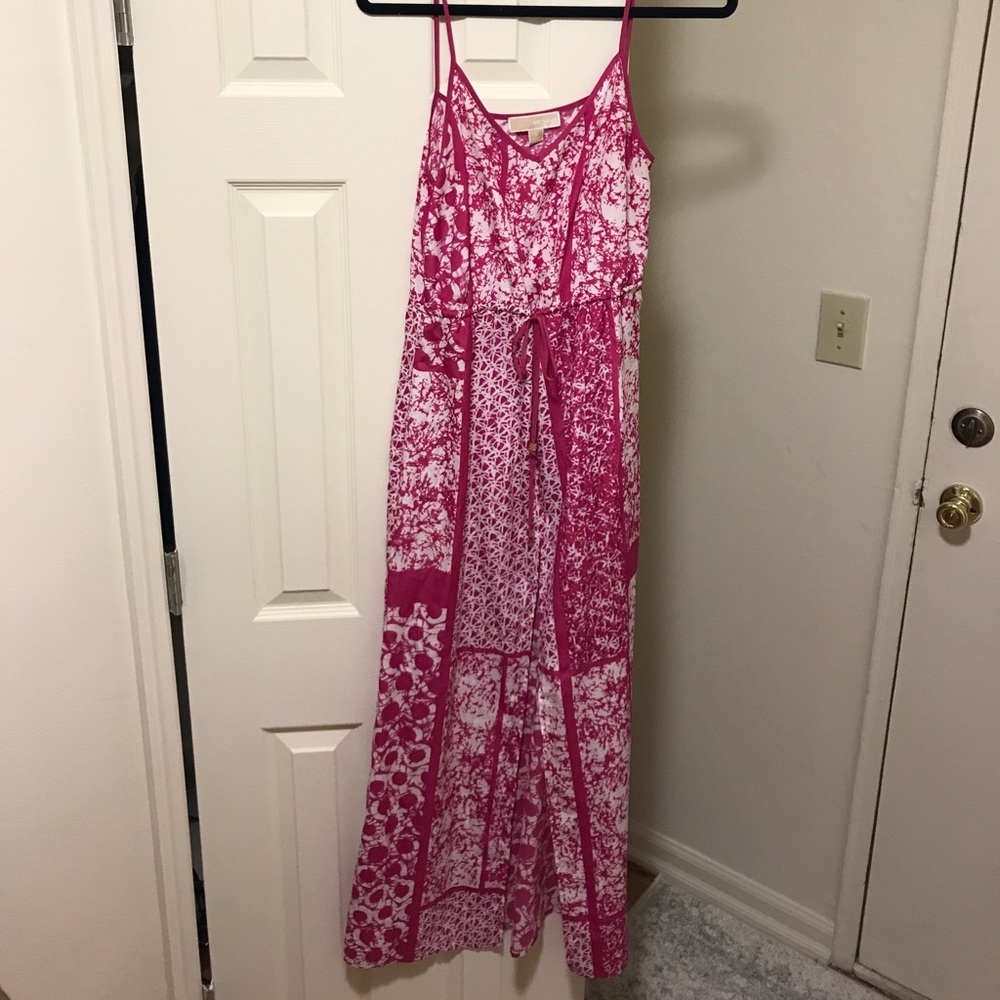 Michael Kors pink maxi dress