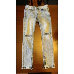PacSun Distressed Acid Wash Denim