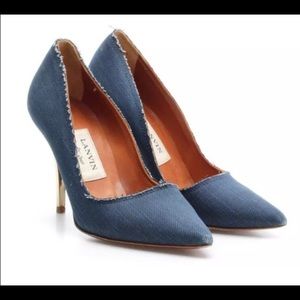 Lanvin Denim Heels