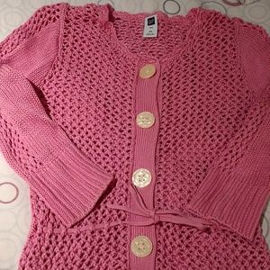 Gap Crochet Knit Cardigan