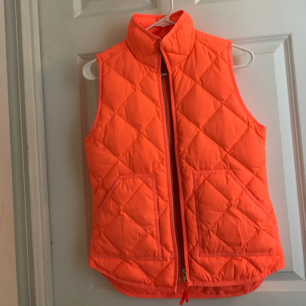 j crew zip up vest