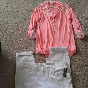 Summer top xl and capris 14