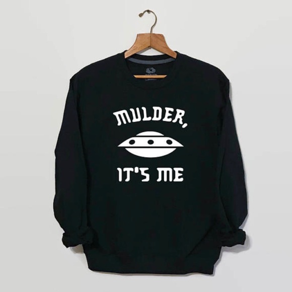 Urban Outfitters Tops - Mulder, It's Me Handmade X-Files Sweatshirt