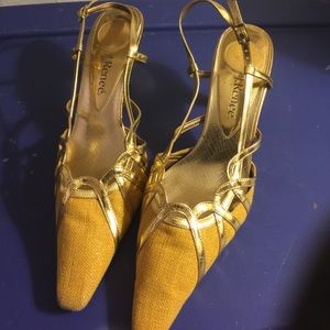 Gold shoes 12m