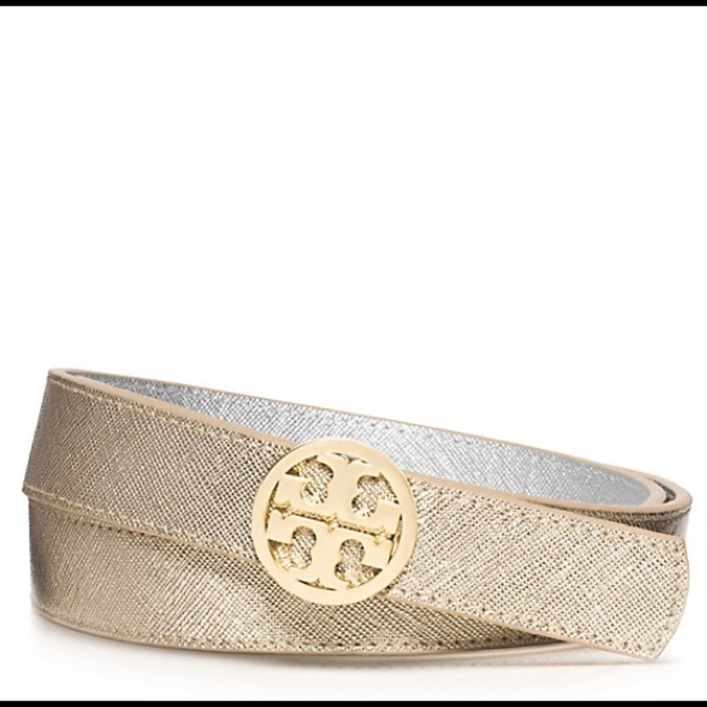 Tory Burch Reversible 1" Classic Tory Logo Belt