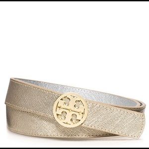Tory Burch Reversible 1" Classic Tory Logo Belt