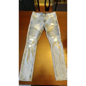 PacSun Stacked Skinny Moto Denim