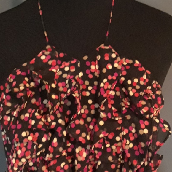 THE LIMITED Chiffon, Ruffle, Thin-String  Halter - Picture 2 of 4