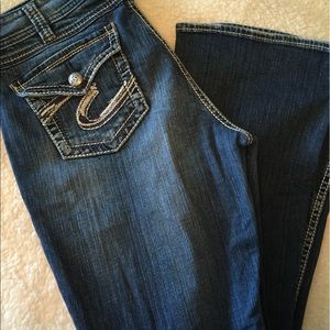 Silver jeans "suki surplus" size 14 inseam 33