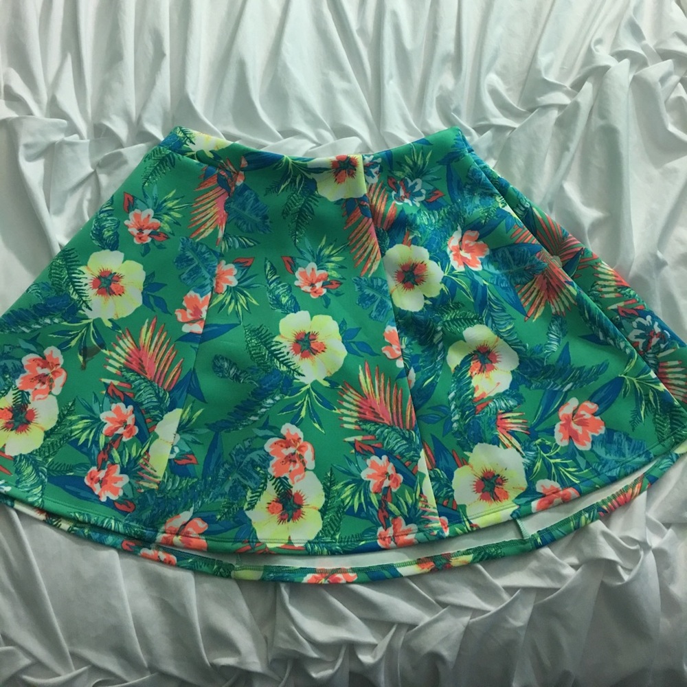 Floral skater skirt