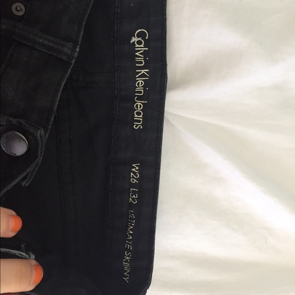 Calvin Klein black skinny jeans - Picture 2 of 4