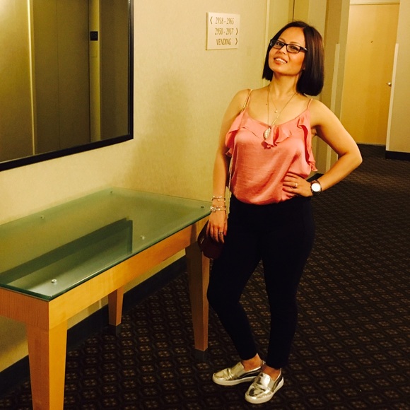 H.I.P. - Ruffle Spaghetti Camisole Top - Picture 5 of 6