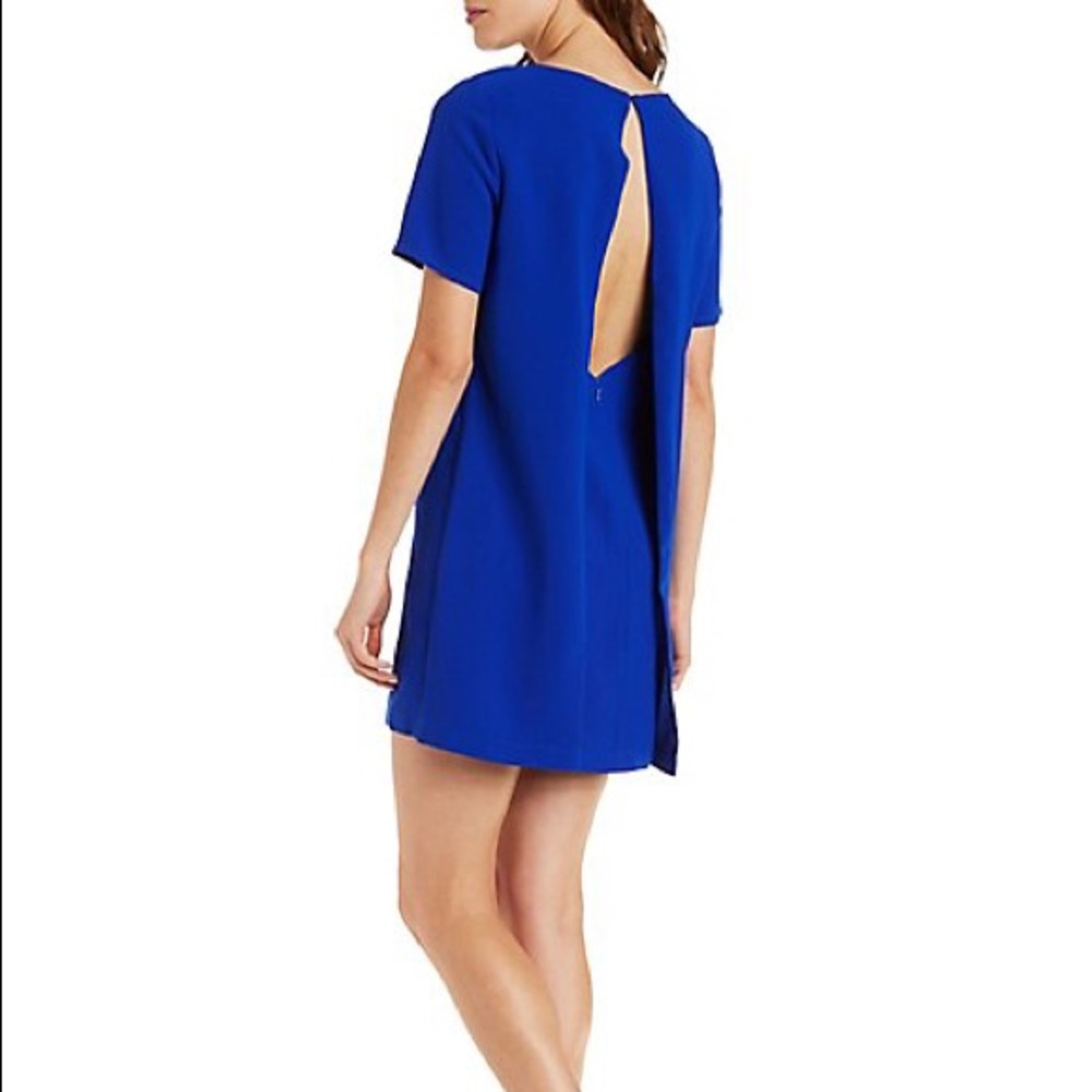 E.SSUE Cobalt Blue Open Back Dress