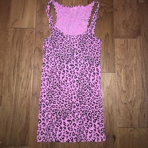 Victoria's Secret PINK leopard print tank top