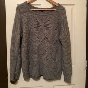 Gray Knit Sweater