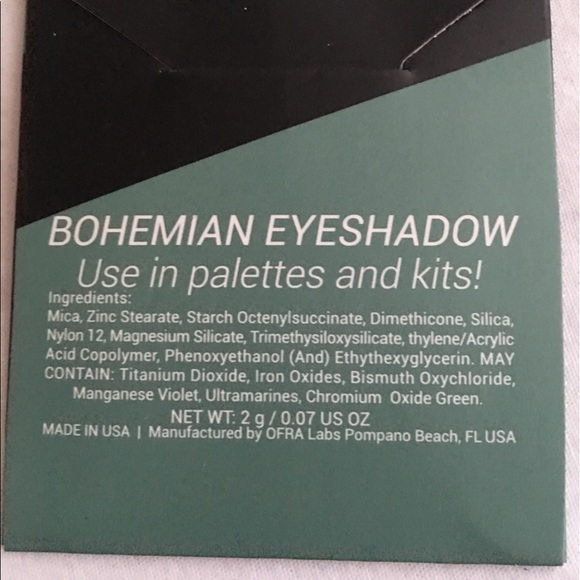 OFRA BOHEMIAN eyeshadow and Peek Eyeshadow in 425k - Picture 2 of 3