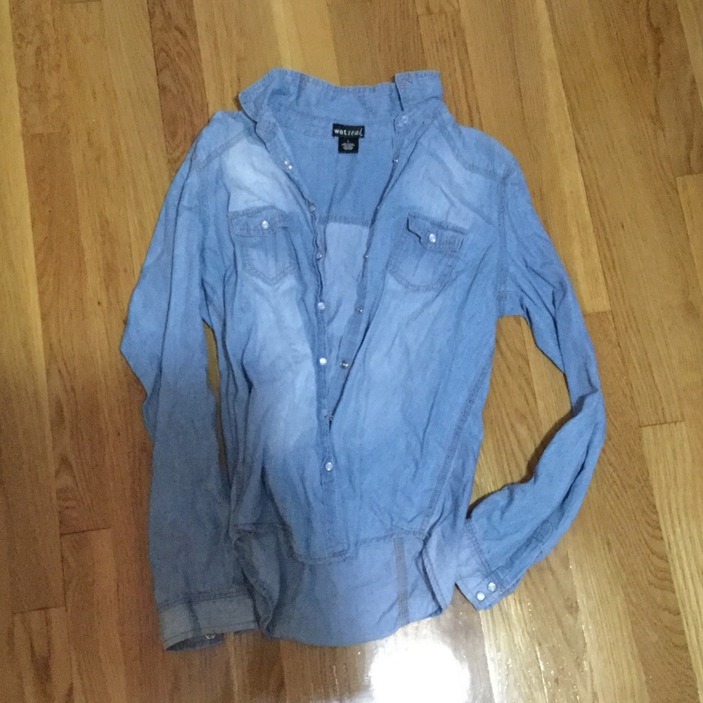 Jean blouse