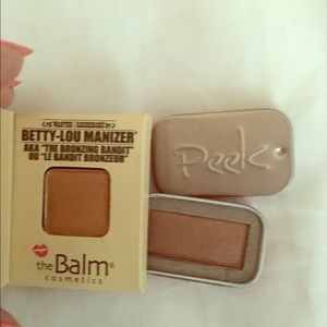 balm lou-manizer BRONZE bronzer + PEEK eyeshadow