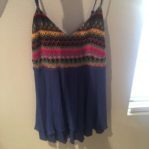 Multi-colored Bohemian Romper
