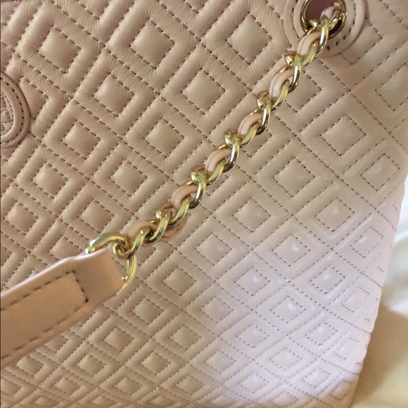 NWT Tory Burch Quilted Marion handbag - lt. pink - Picture 2 of 6
