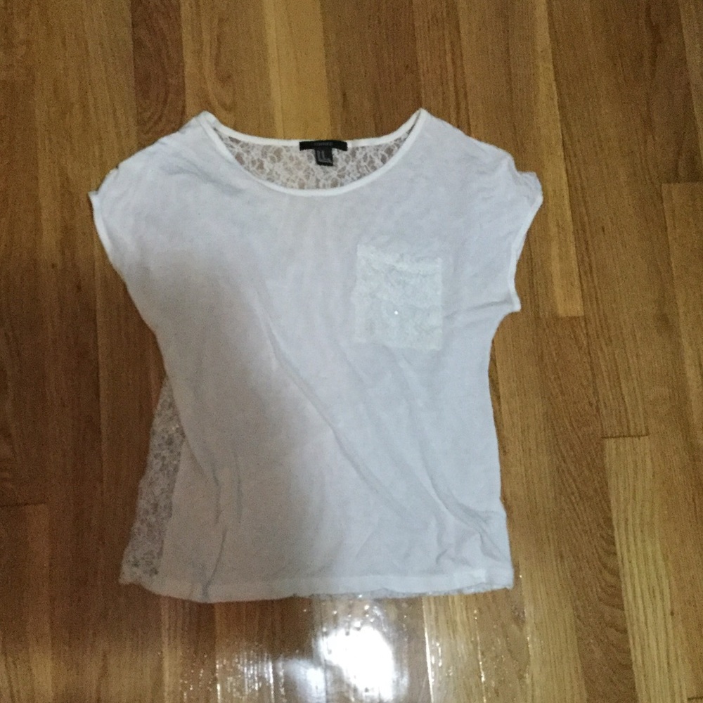 T with sparkle lace in the back!