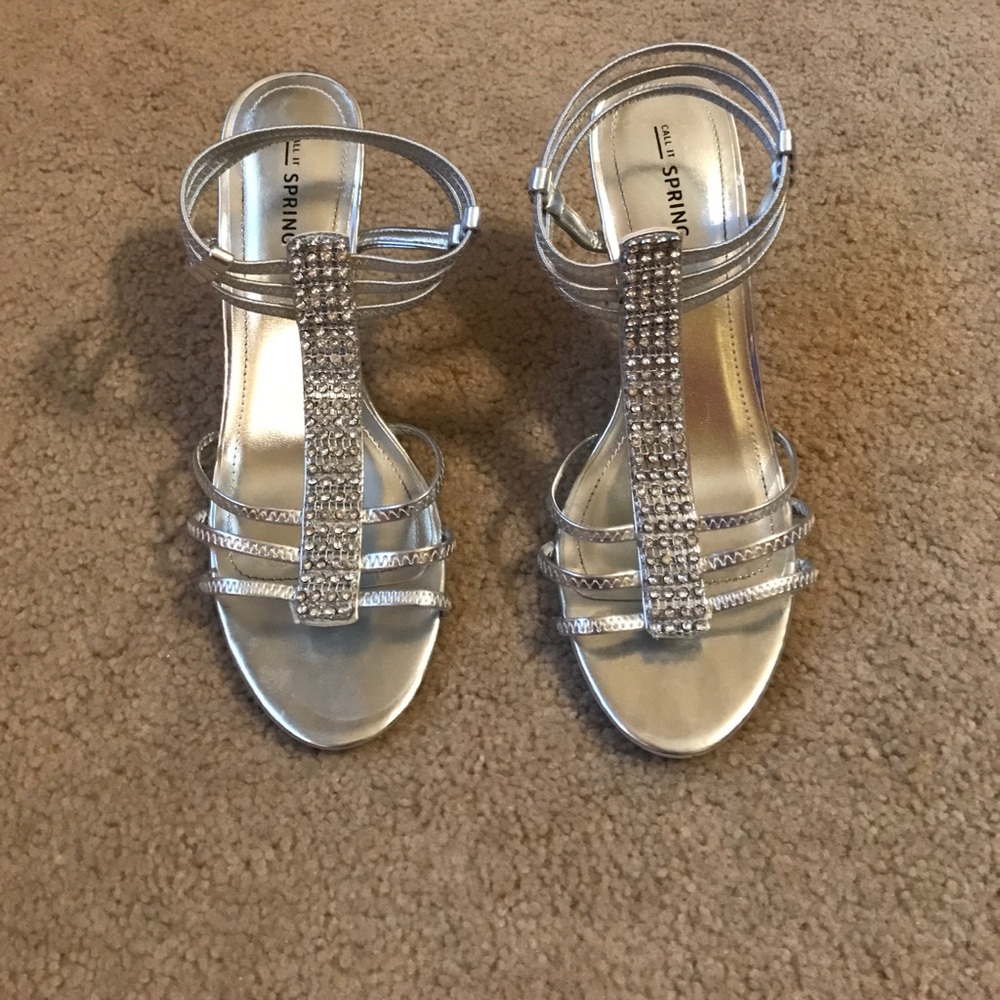 Silver heels