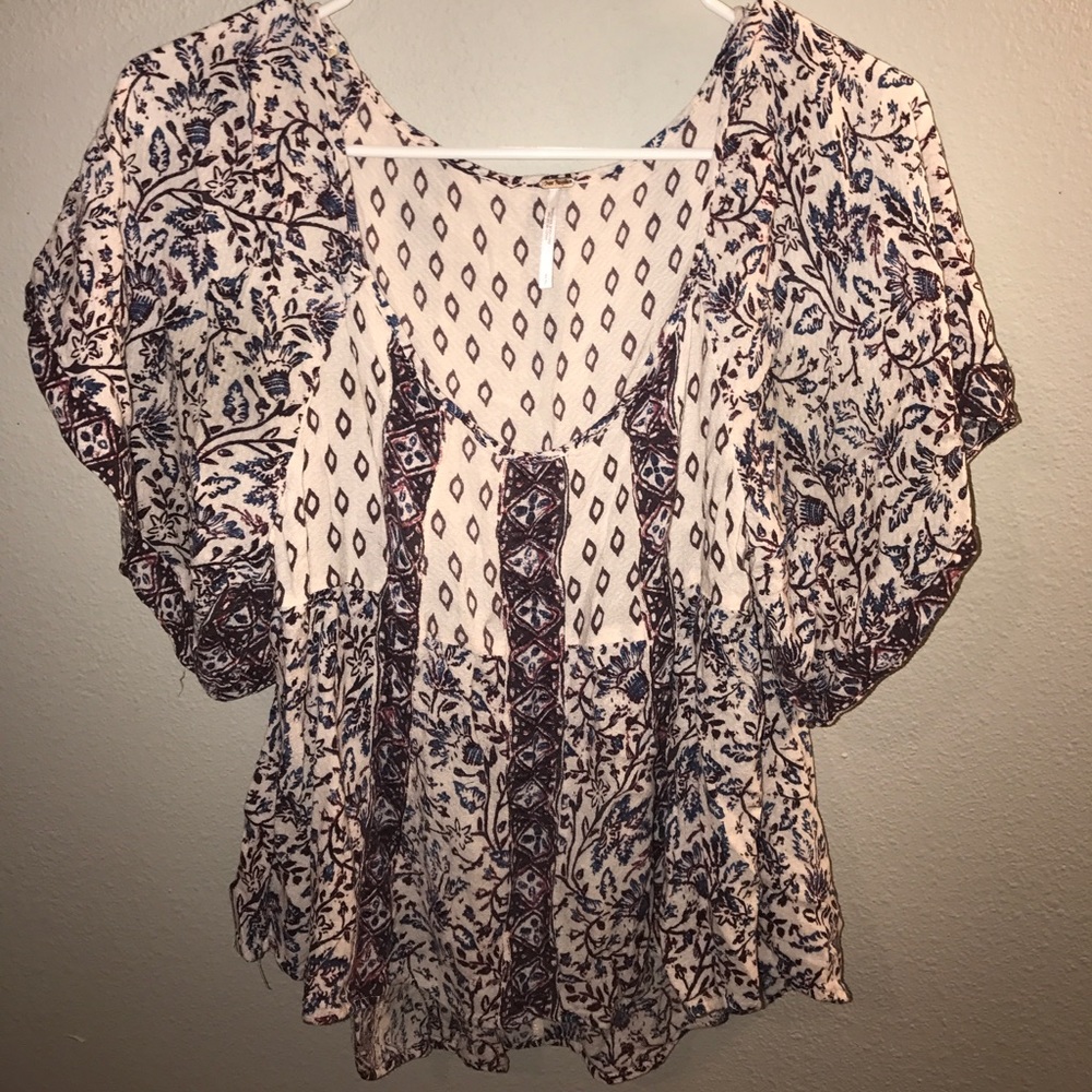 Free People Flowy blouse