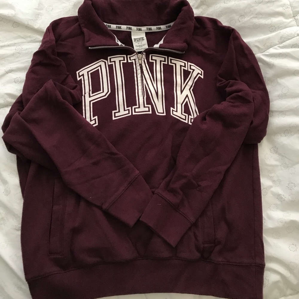 VS Pink Quarter Zip
