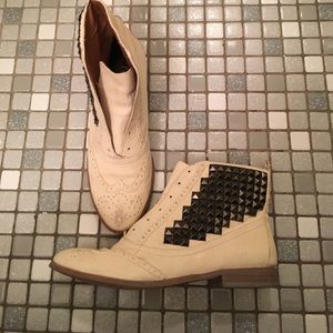 Sam Edelman leather stud booties
