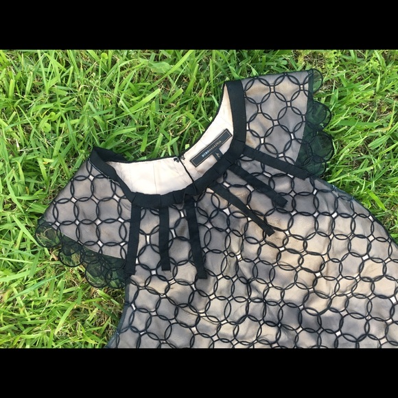 BCBG sheer cap sleeve top, sz xs - Picture 2 of 4