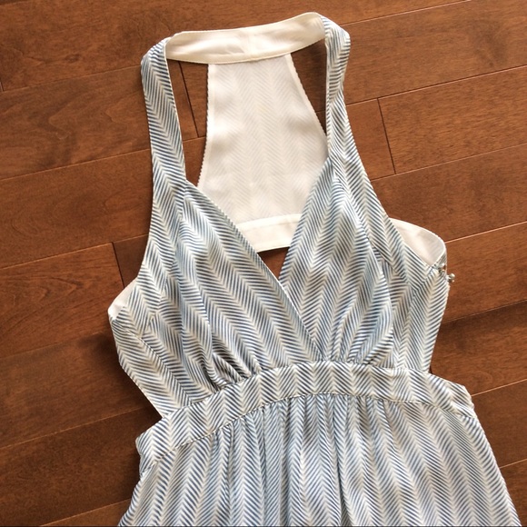 Armani Exchange Chiffon open back maxi dress - Picture 2 of 5