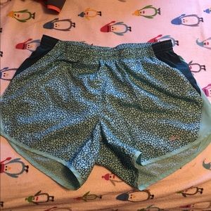 Nike teal running shorts size xsmall