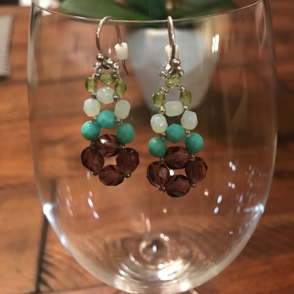 Handmade beaded earrings