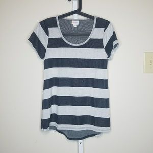 LuLaRoe XXS striped  Classic T NWT