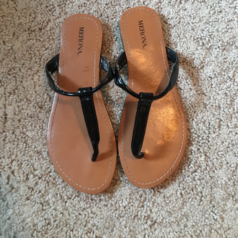 Casual Black Sandals
