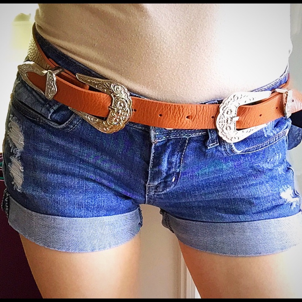 🆕🌙☀️ Double buckle western style belt
