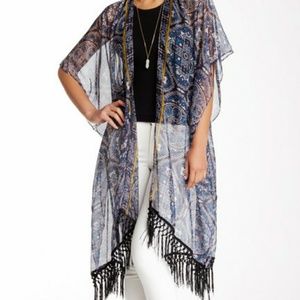 Free Press Mosaic Kimono