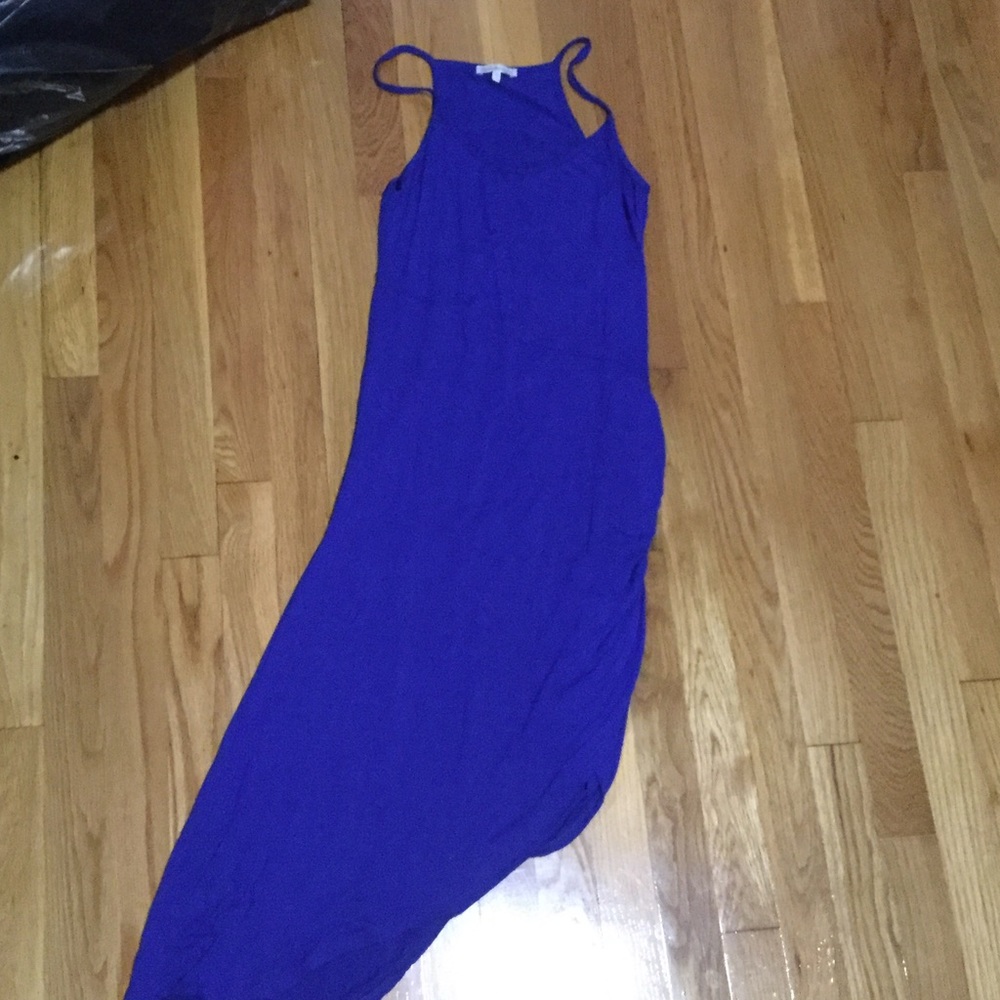 Gorgeous blue high lo dress
