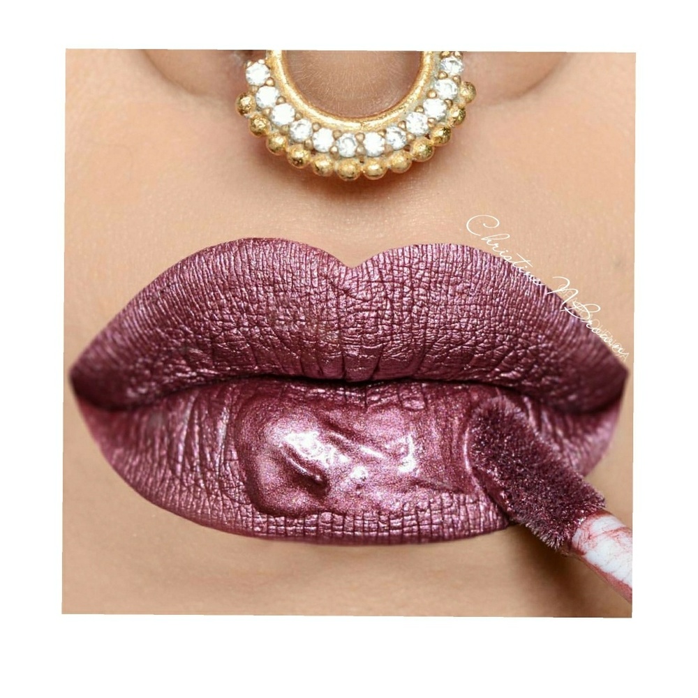 rose luster metallic matte lipgloss