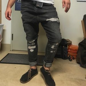 ❣️SALE❣️ ASOS Grey Tapered Leg Jeans