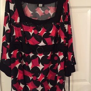 Square neck, dressy blouse