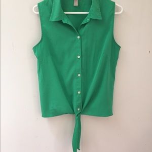 Banana Republic sleeveless blouse, size medium