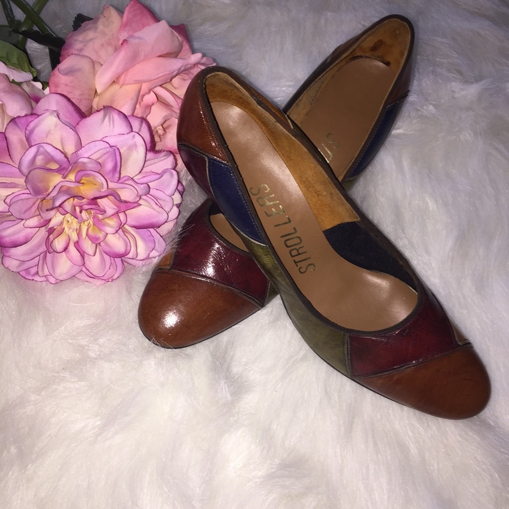 Vintage Multi-Colored Pumps