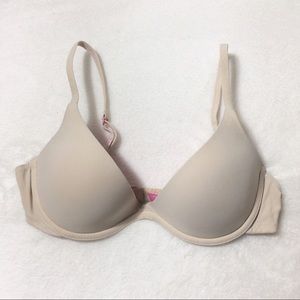 VS Pink Scoopneck Bra Nude