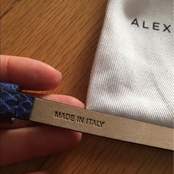 Alexandra Clancy cobalt watersnake bracelet - Picture 4 of 7