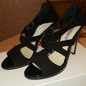 Saks Fifth Avenue black sandals