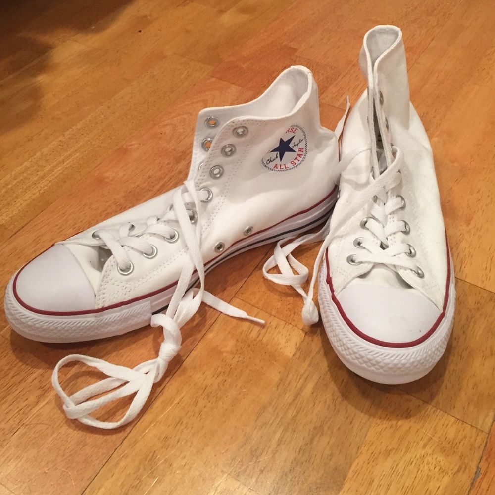 Never Been Worn High Top Converse