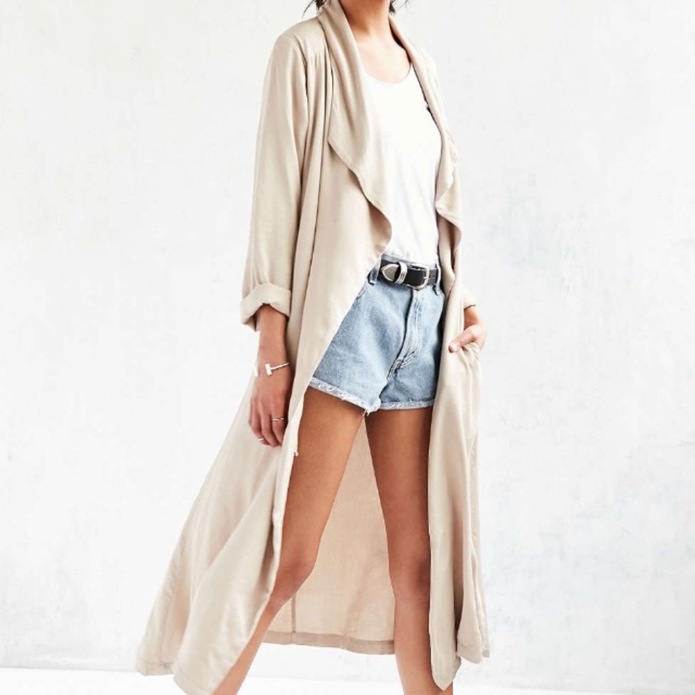 American Apparel Dylan Trench Parchment M/L