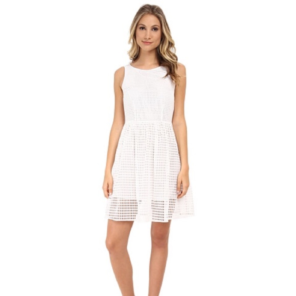 NWOT Michael Kors white eyelet dress